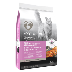Exclusive® Signature Weight Management & Hairball Care Cat Food
