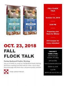 Fall Flock Talk 