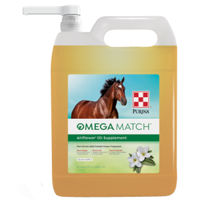 Purina Omega Match AhiFlower Oil Supplement 1 Gallon Omega Match AhiFlower Oil Supplement 1gal
