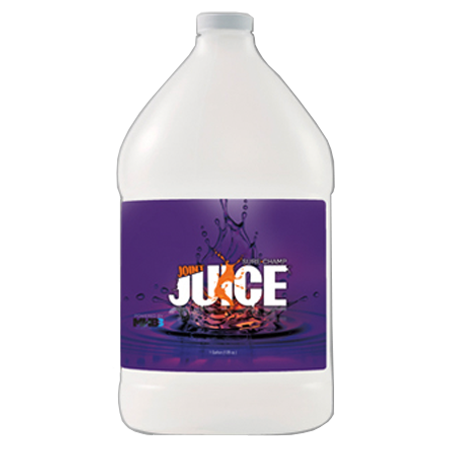 Sure Champ Joint Juice. White plastic jug with purple label.