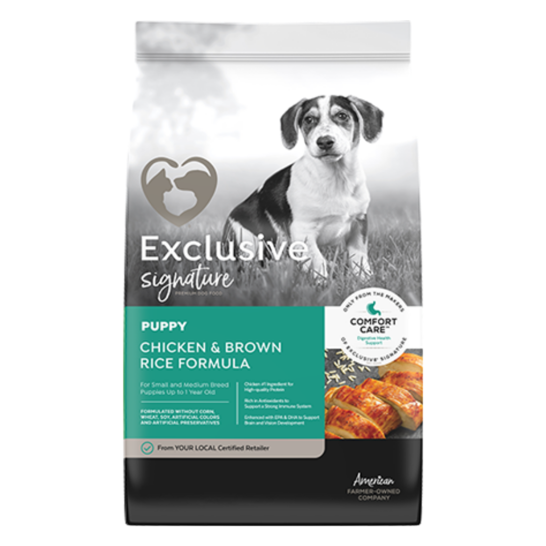 Exclusive Signature Puppy Formula Exclusive Signature Puppy Food Chicken & Brown Rice Formula